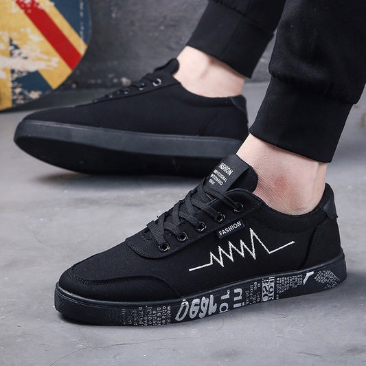 Men's canvas shoes sports casual men's shoes flat shoes men